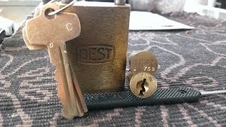 BEST 7pin Padlock picked SPP open to control  Redemption [upl. by Nowad]