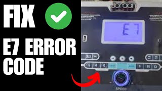 Treadmill Error 7  How To Fix [upl. by Dituri473]