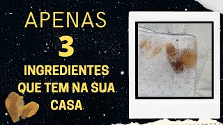 COMO DISSOLVER MANCHAS DE SULFATO FERROSO DAS ROUPAS DO BEBE COM 3 INGREDIENTES QUE TEM NA SUA CASA [upl. by Einiffit]