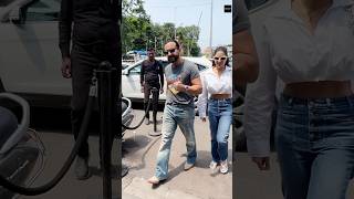 Sara Ali Khan Enjoys Day Out With Father Saif Ali Khan [upl. by Nur887]