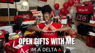 I JOINED DELTA SIGMA THETA  GIFT OPENING [upl. by Dailey]