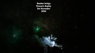 Bamber bridge firework display 3rd November 2024 [upl. by Elfont395]