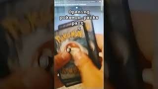 Opening pokemon packs part 5 [upl. by Filmer870]