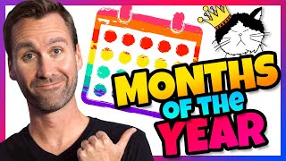 🗓️ Months of the Year Song  Mooseclumps  Kids Learning Songs and Brain Breaks [upl. by Reichert]