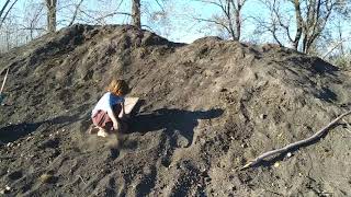 More dirt pile fun barefoot even [upl. by Albert]