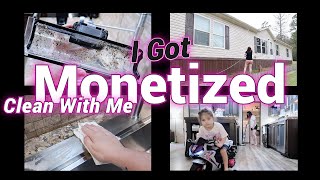 Deep Clean With Me Because Im MONETIZED yay cleaning motivation mobile home deep cleaning [upl. by Casmey136]