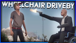 GTA RP  WHEELCHAIR DRIVEBY [upl. by Annaik]