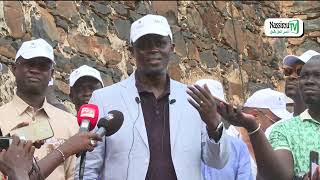 Inauguration des sentiers naturels du castel à Gorée pour [upl. by Einnep]