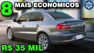 8 MELHORES CARROS ECONÔMICOS até 35 MIL REAIS para COMPRAR em 2024 [upl. by Atokad]