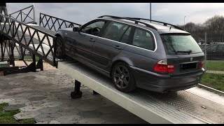 BMW e46 AWD xDrive on a new BMW X1 test track  GenerationX event [upl. by Mintz]