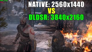 Nvidia DLDSR 2560x1440  Native  vs 3840x2160  DLDSR   5 Games RTX 3070 [upl. by Ecnerat]