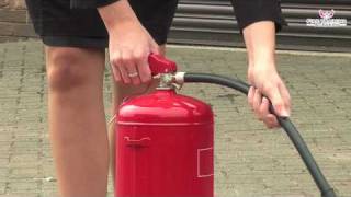 Fire Safety Training  How to Use a WATER Fire Extinguisher [upl. by Kenti737]