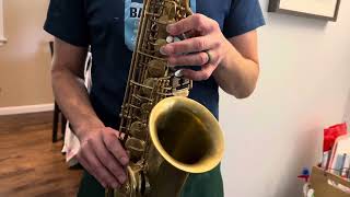 Rampone and Cazzani R1 Jazz Alto Saxophone Demo wwwdcsaxcom [upl. by Aitsirt]