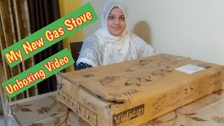 Unboxing of Vidiem GS S3 179 Stainless Steel top 3 burner Gas stove [upl. by Florine668]