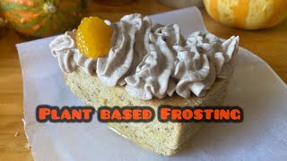 Super Easy Plant Based Frosting  No coconut oil No oils [upl. by Eelanna]