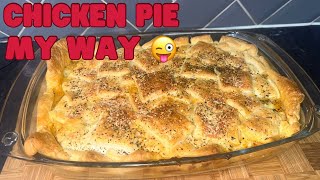 The best homemade chicken pie 🥧 [upl. by Renwick]