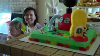 Mickey mouse clubhouse birthday cake [upl. by Aynahs709]