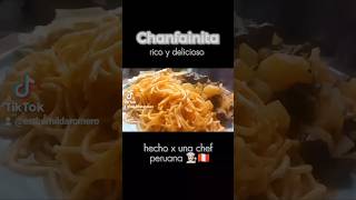 Super combinado con Chanfainita acompañado con Tallarín y Crema huancaína comida viralvideofypage [upl. by Laure327]