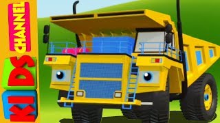 Mega Dump Truck amp Raod Roller  Vehicle Kids Show  Videos for Toddlers by Kids Channel [upl. by Jenda326]