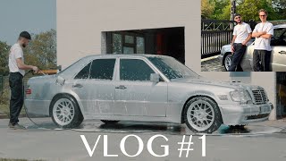 ‘The Beast’ MercedesBenz E500 W124 Oil Change and Detailing  VLOG [upl. by Spark]