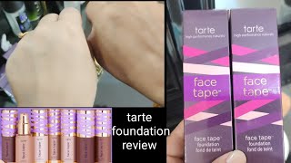 tarte foundation review and how to use easily available in Pakistan [upl. by Akselaw653]