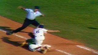 1974 WS Gm2 Marshall picks off Washington in ninth [upl. by Nnarual]