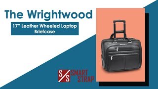 17” Leather Wheeled Laptop Briefcase – THE WRIGHTWOOD  McKleinUSA [upl. by Aoniak399]