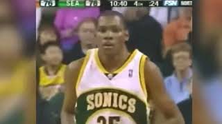 KEVIN DURANT SEATTLE SONICS HIGHLIGHTS [upl. by Angadreme]