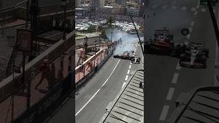 Perez crash F1 Monaco from the balcony 😰 [upl. by Niar271]