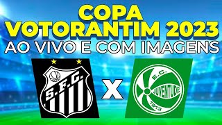 AO VIVO COM IMAGENS  Santos x Juventude pela Copa Votorantim Sub15 [upl. by Aloisia573]