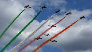 AIRPOWER 2022 Frecce Tricolori  Full display of the Italian Aerobatic Team at Zeltweg 4K [upl. by Yeleek]