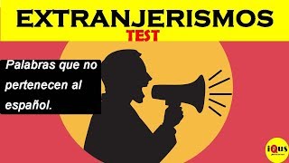 PALABRAS EN ESPAÑOL QUE NO PERTENECEN AL ESPAÑOL  TESTQUIZ [upl. by Dupuy234]