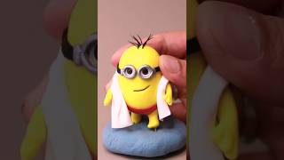 make a minions Doll figures fondant or Air dry foam clay  미니언즈 ミニオン [upl. by Ackerman517]