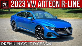 The 2023 Volkswagen Arteon SEL RLine Is An Upscale Audi Sedan At Discount Prices [upl. by Levan]