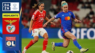 HIGHLIGHTS  Benfica vs Lyon UEFA Womens Champions League 202324 Quarterfinal First Leg [upl. by Acey]