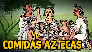 Qué comían los aztecas antes del contacto con los europeos  Weird History en Español [upl. by Acillegna]