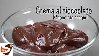 Crema al cioccolato senza farina per bignè e torte  Chocolate cream [upl. by Enilehcim]