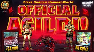 HomekoWorld Büyük Açılış Gerçekleşti 83 Lvl  Full Skill Başlangıç Hemen İndir knightonline Hom [upl. by Rochette]