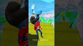 GTA 5 Epic Water Ragdolls  SpiderMan Jumps  Fails SpiderMan vs Minions amp Hulk shortsfeed gta [upl. by Abramson454]