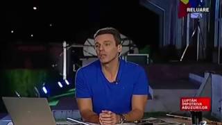 Mircea Badea la masuta injurat in direct de un motociclist la Antena 3  Zavaidoccom [upl. by Ardnwahs]