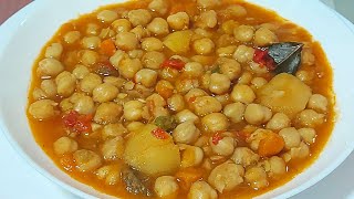 🥄POTAJE DE GARBANZOS LIGERO PARA EMPEZAR BIEN LA SEMANA 👌 BEATRIZ COCINA [upl. by Patten]