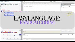 TradeStation Easy Language Coding Around [upl. by Harvie]