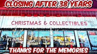 CHRISTMAS amp COLLECTIBLES Location Closing After 38 Years [upl. by Sion230]