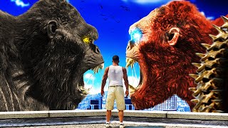 SKAR KING vs KING KONG in GTA 5 Mods [upl. by Tarabar]