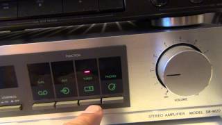 Wzmacniacz Amplifier Toshiba SBM 20 [upl. by Akiemahs]