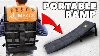 BACK PACK SKATE RAMP Portable amp Light Weight [upl. by Eenat]