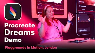 Procreate Dreams Demo London  Animating over Video Performing Rigging Audio and More [upl. by Surbeck762]