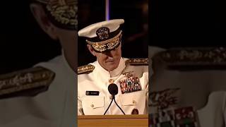 Admiral Mcraven  First task of the day admiralmcraven makeyourbed motivation [upl. by Dekeles]