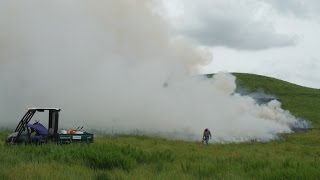 How To Control Sericea Lespedeza with Late Season Burns [upl. by Aerdnac]