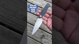 Benchmade Dacian Ultra Fast Review Magnacut on denim micarta [upl. by Auqeenahs]